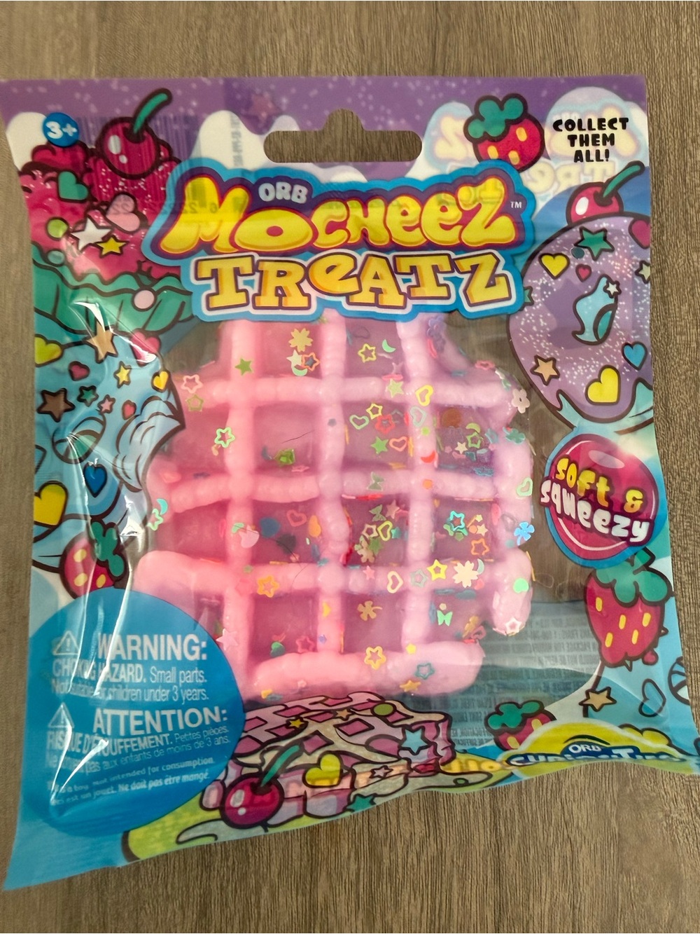MoCheez Treatz Pink Soft & Squeezy Kids Sensory Toy